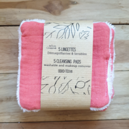 5 cotton makeup remover wipes / 5 cleansing pads - zero waste - beauty - reusable - washable cotton makeup removers
The product is a set of 5 cotton makeup remover wipes or cleansing pads. They are reusable, washable, and made of cotton, promoting a zero-waste beauty routine. The pads have a soft, plush texture and are in a vibrant pink color.