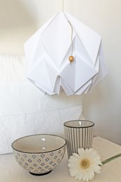 Origami Plain Color Papier Anhänger - Größe S.
