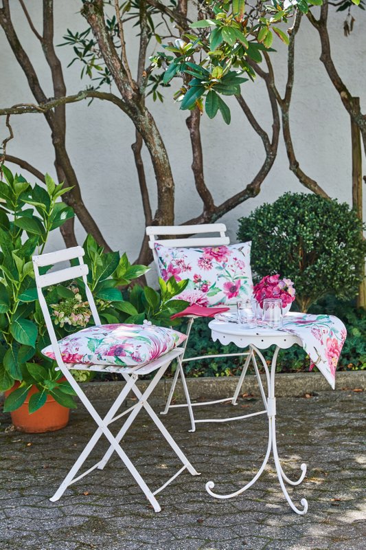 7305 pude pink / grøn / hvid - 39X39