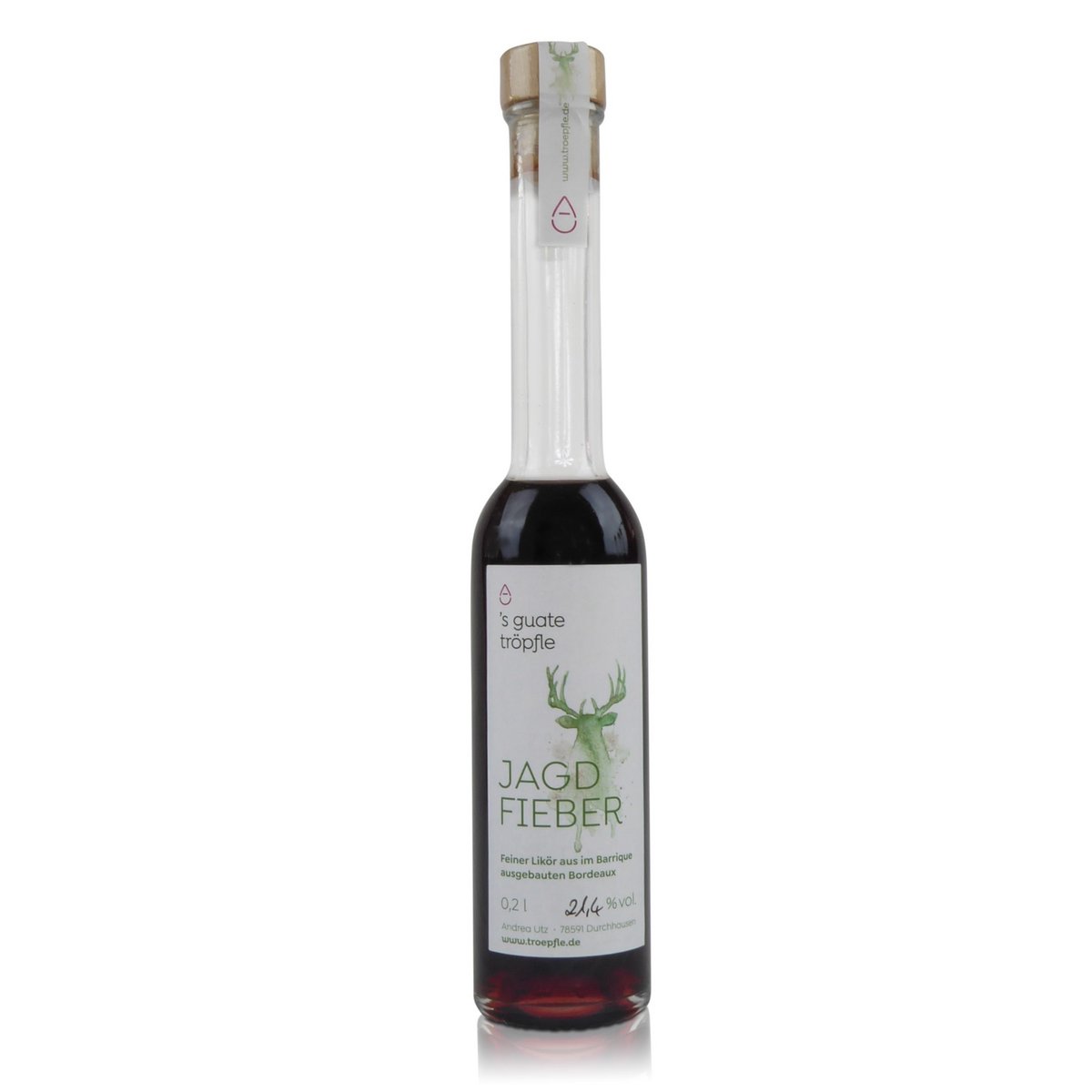 Licor de vino Jagdfieber (Burdeos) 21,4 vol. 200ml