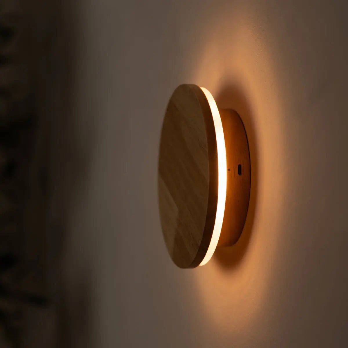 Lou Light Brown Rechargeable Wall Light