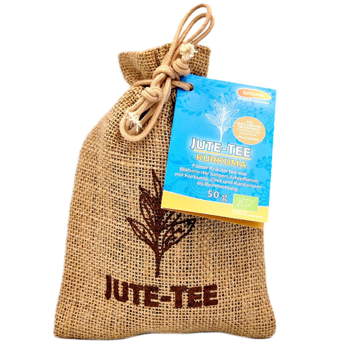 Bio Jute-Tee mit Kurkuma, Zimt & Kardamom