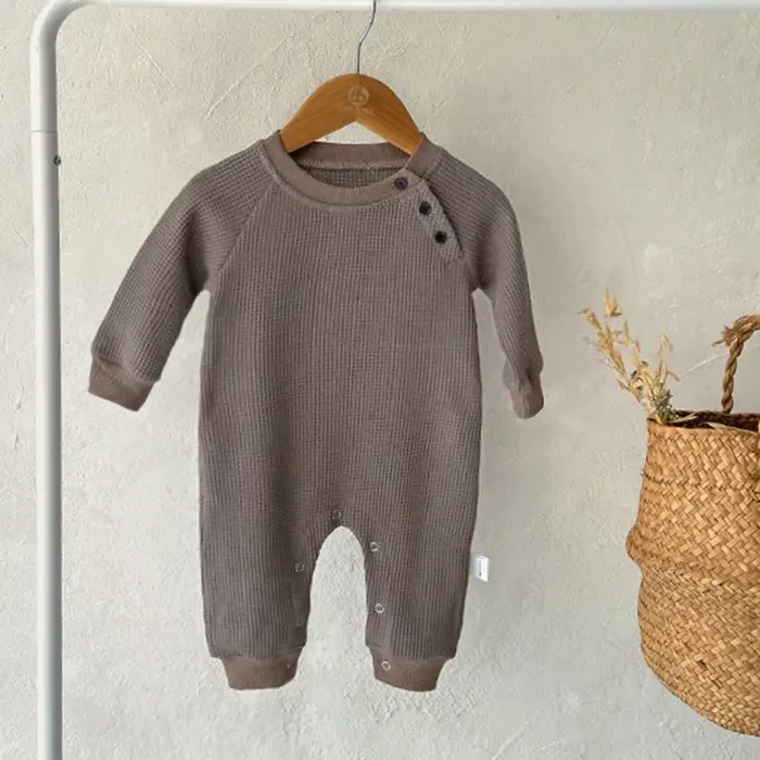 Annie & Charles® Waffle Piqué Jumpsuit