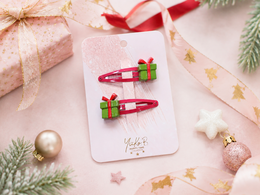 Haarspangen mit Weihnachtsmotiv – Weihnachtsgeschenke