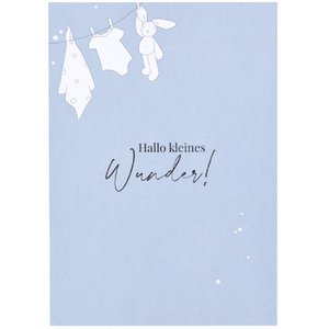 Postkarte - Hallo kleines Wunder!