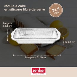 Kageform 31,5 cm Zenker Silikone glasfiber