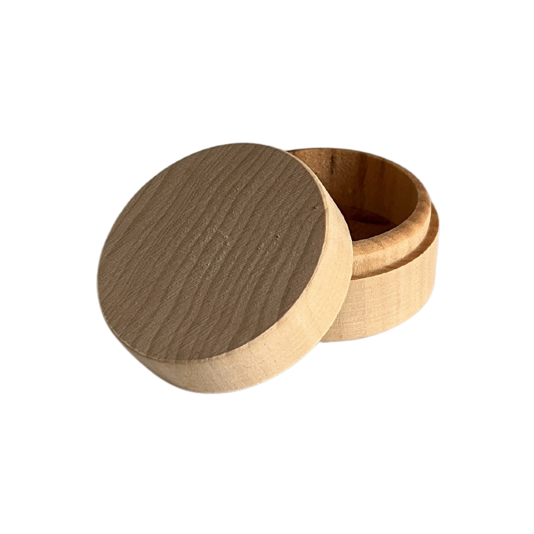Wooden teeth / hair lock box large