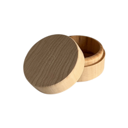 Wooden teeth / hair lock box large