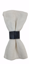 Servilletero Skinnatur | cuero reciclado | 4 cm de diámetro