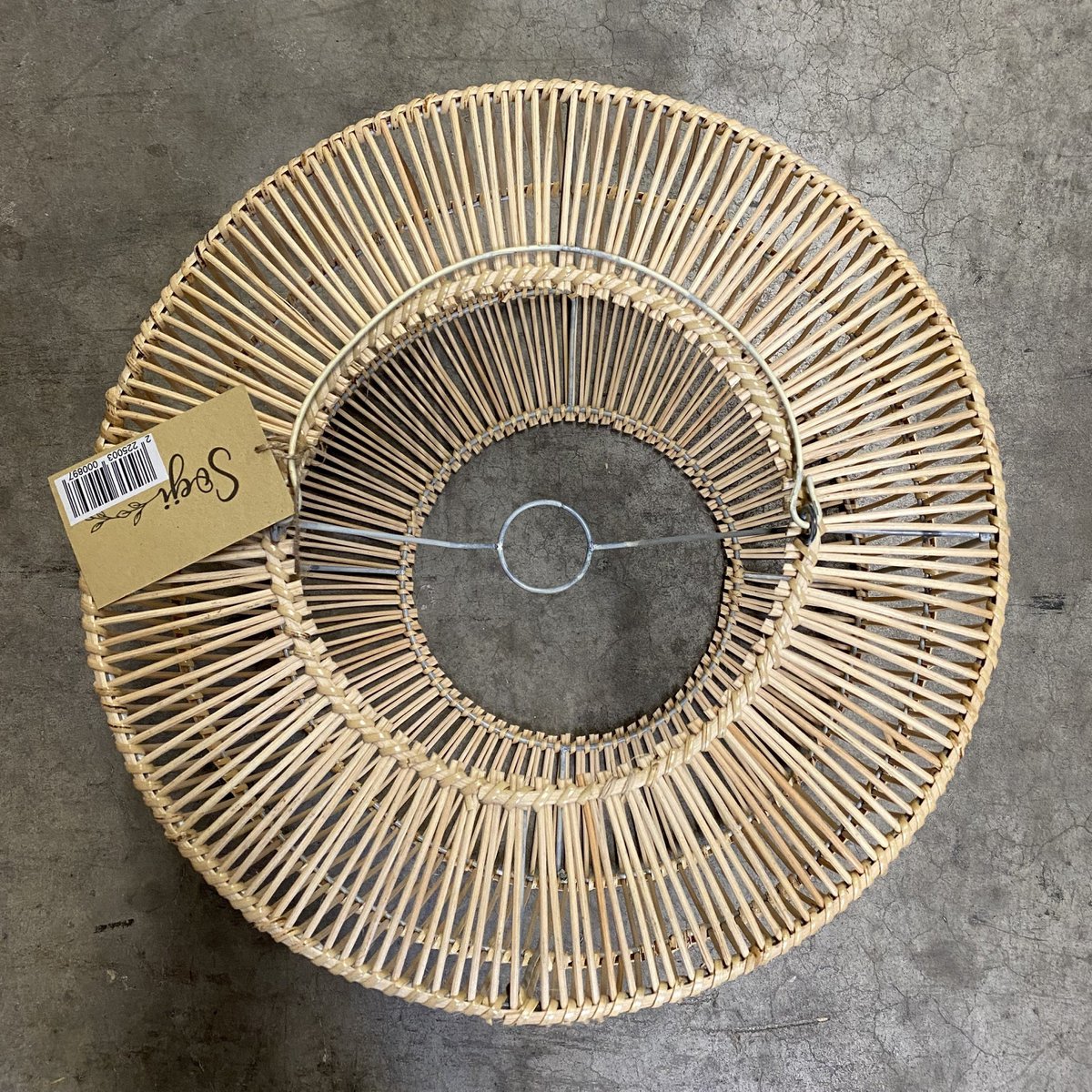 Lampe en rotin | Abat-jour Boho | Suspension LIKU (2 tailles)
