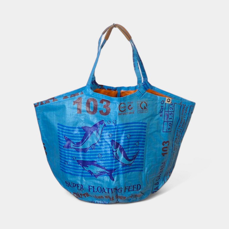 SOULMATE | Upcycelter Shopper in blau