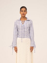 Pendle plaid blå skjorte