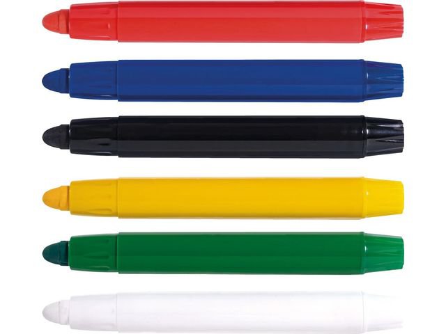 Make-up-Marker EFA drehbares Set 6 Farben auf Blisterkarte