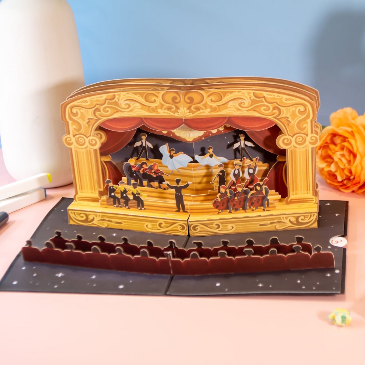 Theater pop-up card