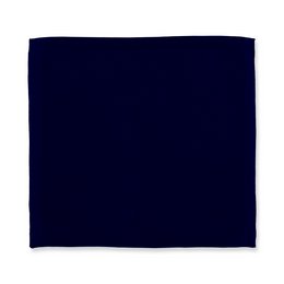 Navy blue knitted pocket square