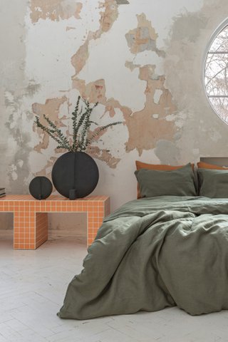Linen bedding set / Nordic Moss