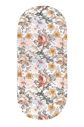 EVELYN FLOWERS stroller mat 100% cotton