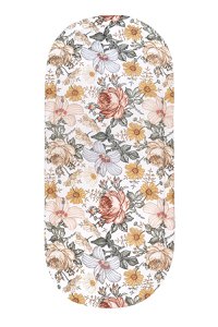 EVELYN FLOWERS stroller mat 100% cotton