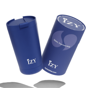 IZY Thermos Mug - Blue - 350ML To-Go Insulated Coffee mug