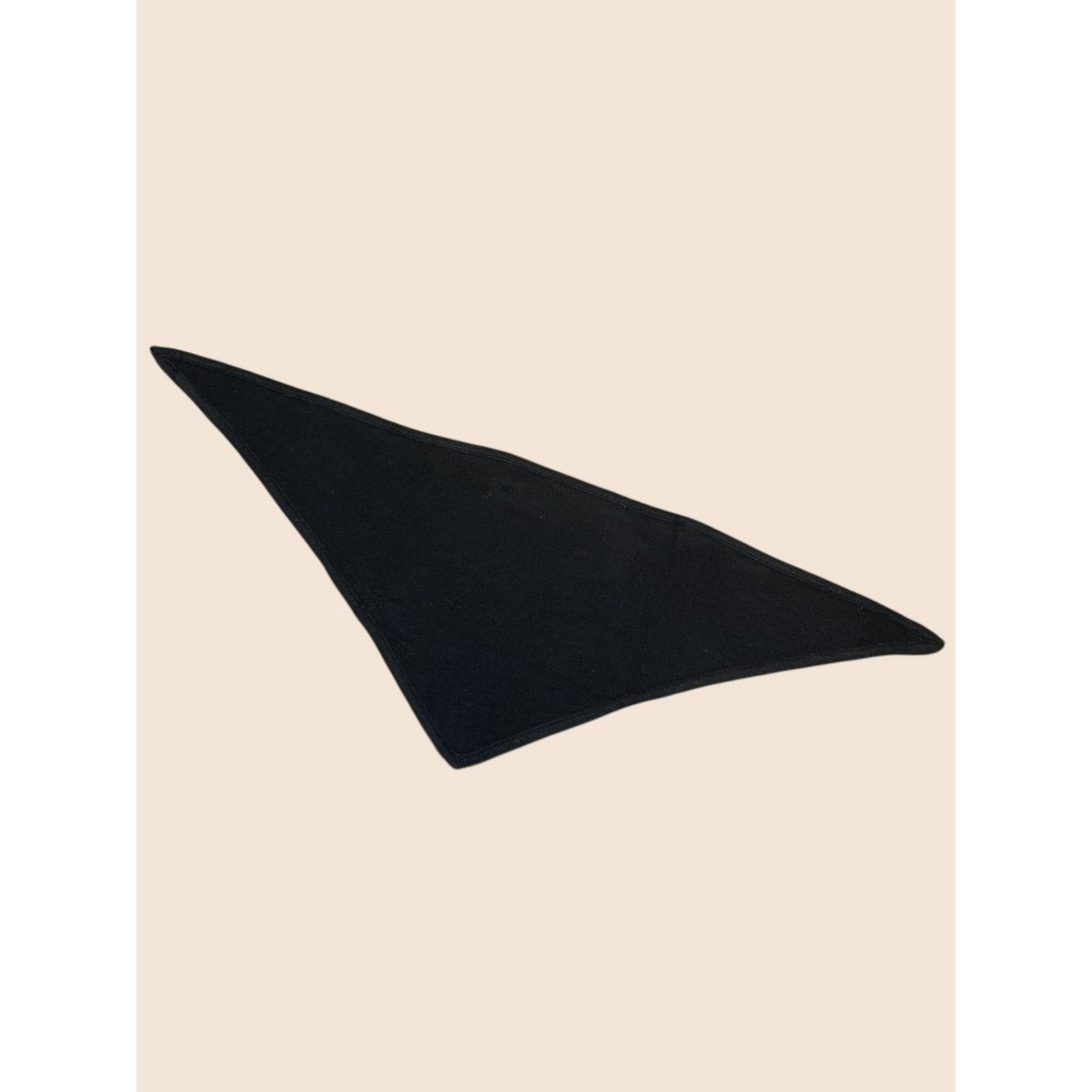 Foulard triangle uni 100% laine mérinos