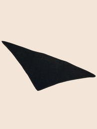 Foulard triangle uni 100% laine mérinos