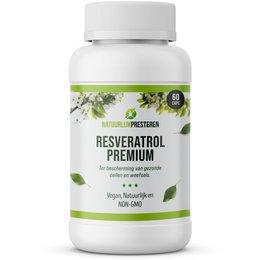  Resveratrol supplement containing antioxidant properties to support overall health and wellbeing. Helps cells in warding off oxidative stress.