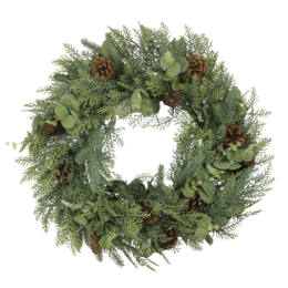 Kerstkrans Wintergroen Ø60 cm