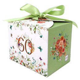 DUO Occasional Mug 400ml, Birthday “60”, in a giftbox with a ribbon