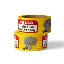 Washi tape Hej jeg skider i alt duif