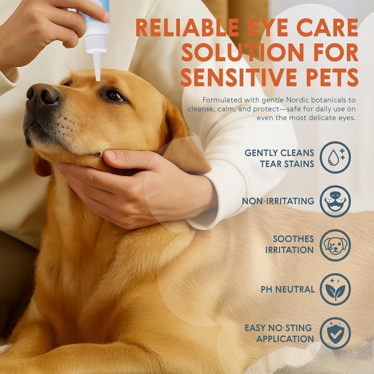 Natural eye cleaner for dogs and cats 100 ml