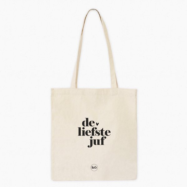 Katoenen tas | De liefste juf