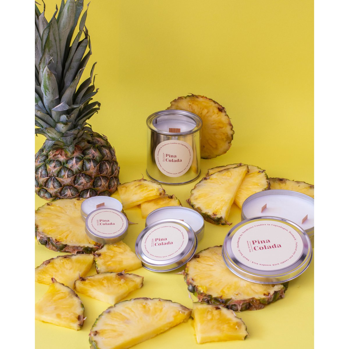 Mini-Duftkerzen aus Soja, Pina Colada