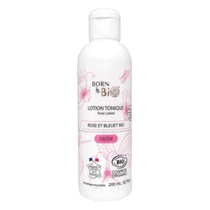 Bio-Tonic-Lotion aus Rose und Kornblume – Born to Bio 200 ml