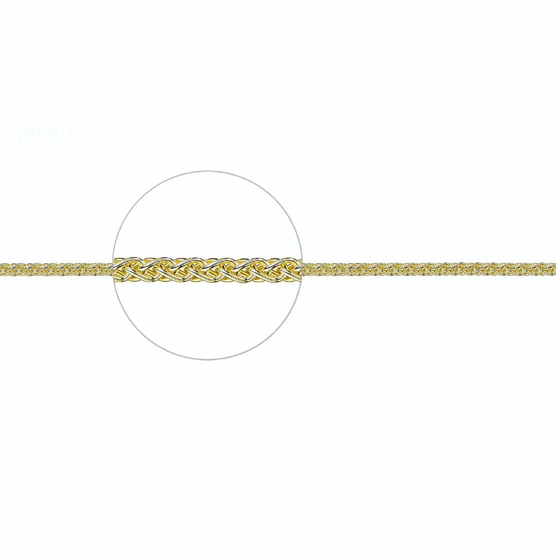 14k Gold Chain - Foxtail