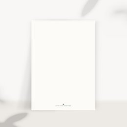 Card for Mother's Day - "A mother thinks with her heart..." Card for Mother's Day with embossing hot foil gold (PU = 10 pieces)