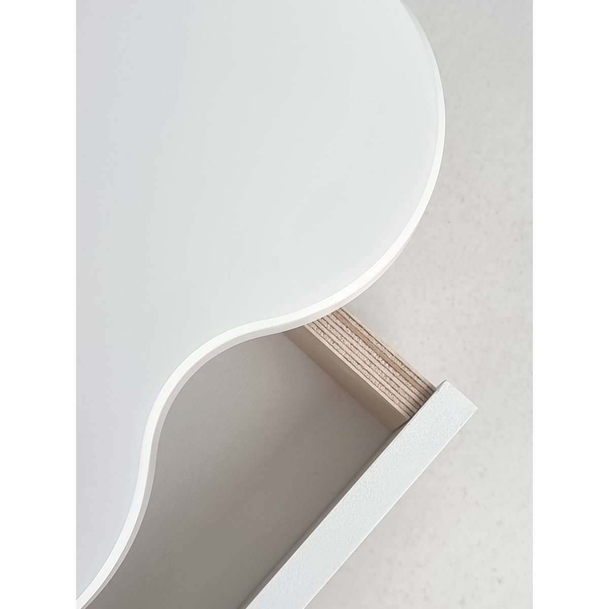 Monitor stand FLOWER 109cm wide for two monitors funky style