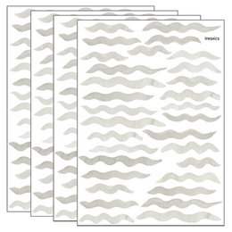 Watercolor waves wall sticker