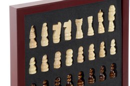 VINO SET 5 MDF INOX 15X17X4,5 AJEDREZ RC185247