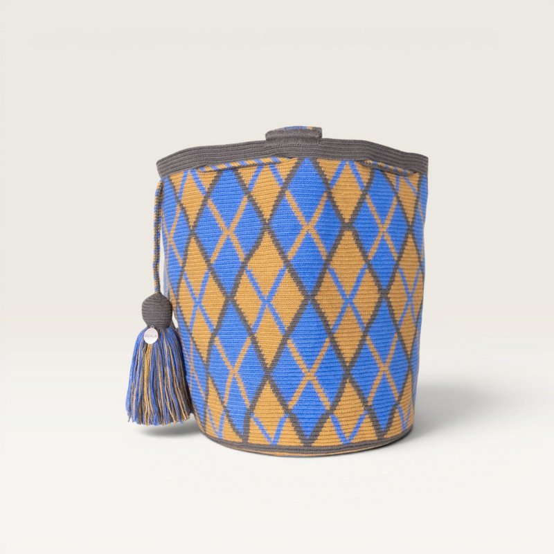 Geometric crossbody L | Lapis