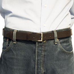 Ceinture pour femme en cuir ou ceinture pour homme en cuir avec impression en cuir véritable 3 cm de large