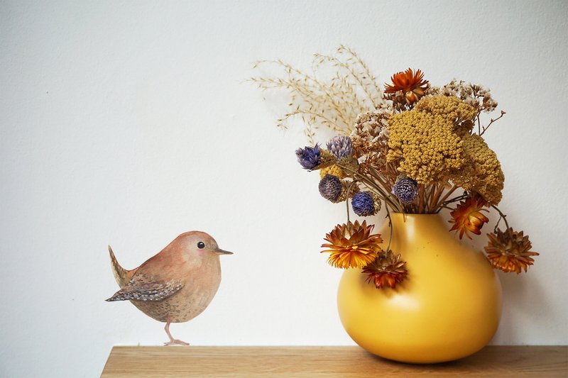 Wall sticker wren