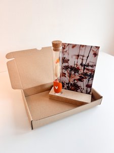Gift box dried flowers