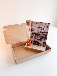 Gift box dried flowers