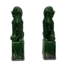 green fu dog set
