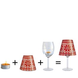 Kerst lampenkap