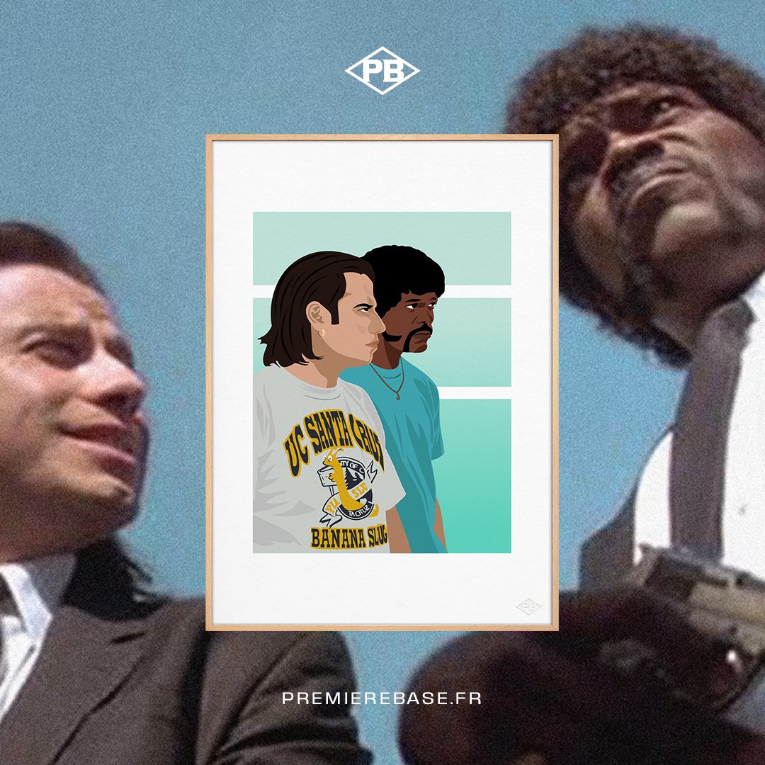 Poster "Pulp Fiction" - A4 & 30x40cm - Art print