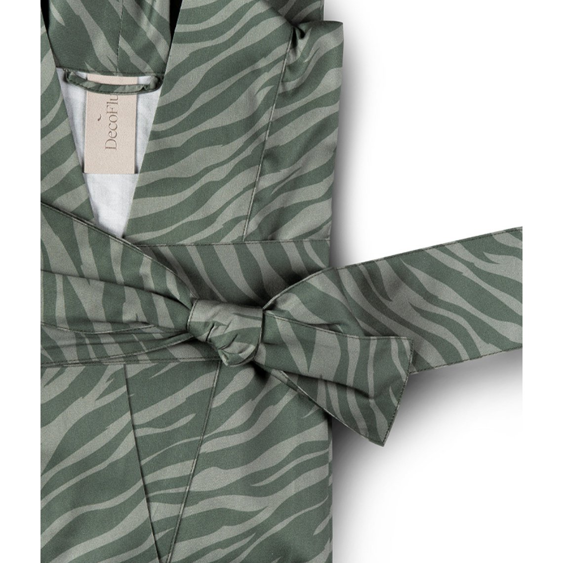 Bathrobe Kimono Zebra Moss