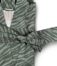Bathrobe Kimono Zebra Moss