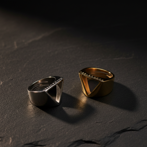 Ring TRIANGLE OF LIFE