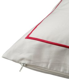 Sateen pillowcase Alu with cyclamen embroidery